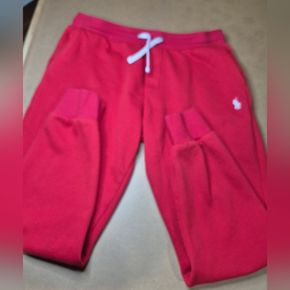 Polo by Ralph Lauren Red Track Pants & Hoodie Set - Picture 2 of 14